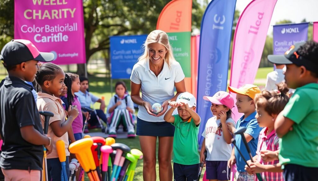 Nelly Korda charitable work